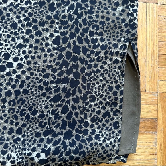 Vintage First Issue Animal Print Cheetah Midi Pencil Skirt - Picture 5 of 6